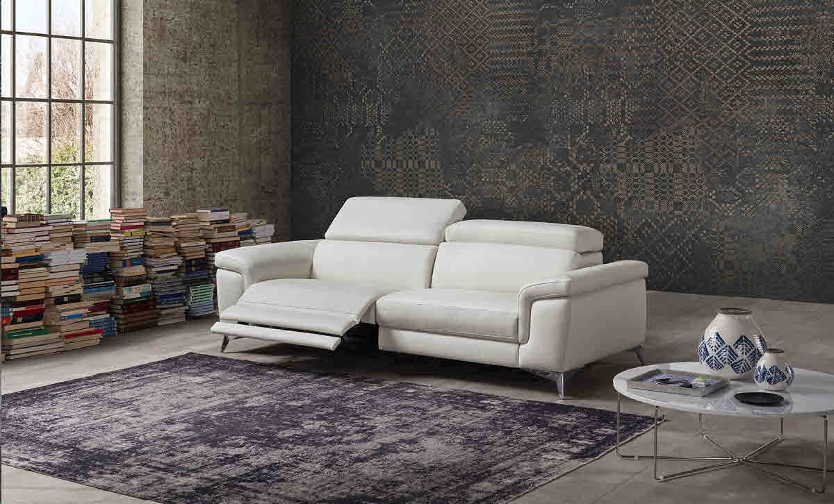 polo divani contemporary leather recliner sofa