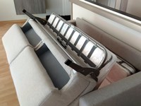 Divano letto 3 posti con portaguanciali