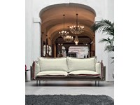 DIVANO MIAMI DESIGN ITALY PELLE E LINO