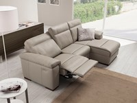 Divano pelle relax scontato del - 50 %