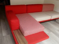 Doimo Salotti Divano Under Divani con chaise longue Tessuto Divano 3 posti