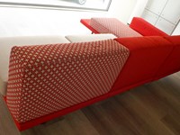 Doimo Salotti Divano Under Divani con chaise longue Tessuto Divano 3 posti
