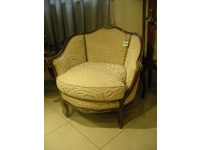 Poltrona in tessuto Luigi xv scontato del -60 %