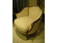 Poltrona in tessuto Luigi xv scontato del -60 %