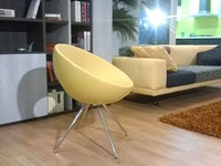 Poltroncina stile anni '60 ecopelle