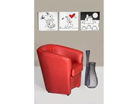Poltroncina Vogue Rossa