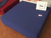 pouf flou quadrato colore blu rimini