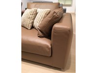 Divano in pelle Valentini con movimento relax