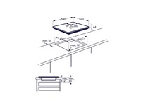 Piano cottura di qualità Kis62449 Electrolux a prezzo ribassato