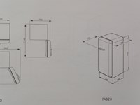 Frigorifero Smeg Union Jack misure