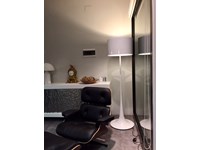 Esprit Nouveau Illuminazione/ Lampada da terra - Piantana, Art.306 F - Modello Spun L.F. in Metallo e alluminio verniciato Bianco - Design