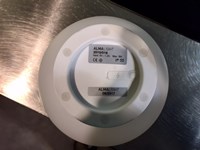 Illuminazione Alma Light,Modello Patio - Lampada da esterno di Design a Led IP 55,policarbonato e Argento,ricaricabile senza Filo