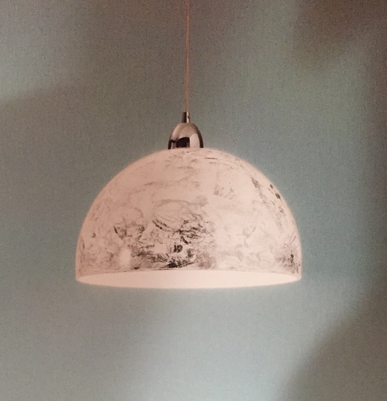Lampada di design e atmosfera con tessuto disegno floreale o ... Disegno Lampade Artigianali