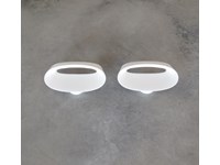 Illuminazione Fontana Arte Applique led bonnet, vendita online Lampade da parete