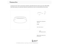 Illuminazione Fontana Arte Applique led bonnet, vendita online Lampade da parete