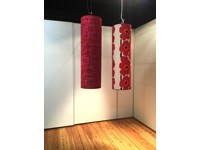 Lampade di design e atmosfera, con tessuto disegno floreale e fantasia
