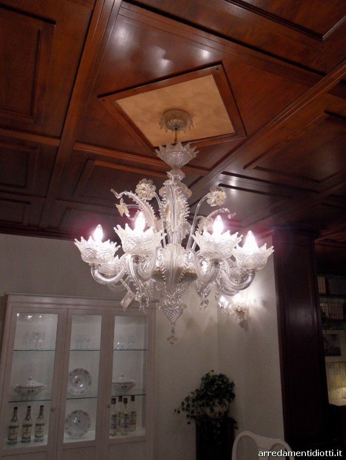 Lampadario In Vetro Dorato Di Murano In Offerta Illuminazione A ... Lampadario In Vetro Dorato Di Murano In Offerta Illuminazione A ...