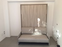 Letto matrimoniale a scomparsa con divano prezzi outlet Milano