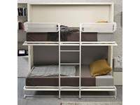 Letto castello a scomparsa Clever sconti outlet Genova
