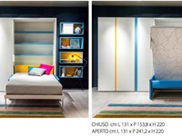 Letto 1 piazza e mezza scomparsa Clei Milano con sconto
