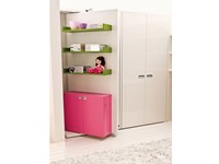 Letto singolo a scomparsa girevole Lissone