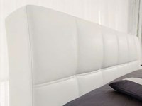 LETTO BODY IN PELLE BIANCA