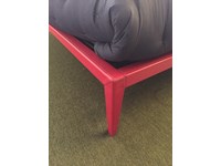 Letto Bontempi Casa Letto zago in cuoio Matrimoniale