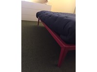 Letto Bontempi Casa Letto zago in cuoio Matrimoniale
