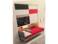 Letto a scomparsa con armadio Clei, Lissone.