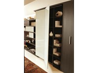 Letto a scomparsa con contenitori , libreria, Milano