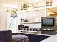 Letto a scomparsa con porta tv Clei,Lissone