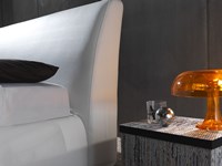 Letto Crippa divani&letti Letto ardesia imbottito Matrimoniale Moderno Imbottiti