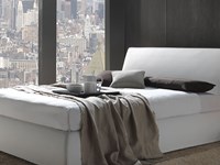 Letto Crippa divani&letti Letto ardesia imbottito Matrimoniale Moderno Imbottiti