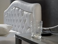 Letto Crippa divani&letti Letto avorio imbottiti scontato del -25 %