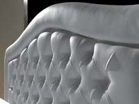 Letto Crippa divani&letti Letto avorio imbottiti scontato del -25 %