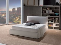 Letto Crippa divani&letti Letto imbottito modello oliva Matrimoniale Moderno Imbottiti