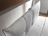 Letto Crippa divani&letti Letto imbottito modello sidney Matrimoniale Moderno Imbottiti