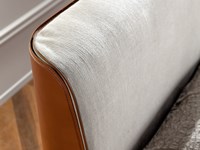 LETTO DESIGN CUOIO CINTURATO