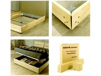 Letto Excò modello Babola matrimoniale contenitore. Prezzo promo sconto 50%