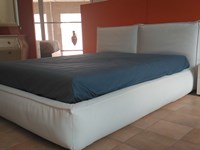 SCONTO 48% LETTO MATRIMONIALE FLEX ECOPELLE