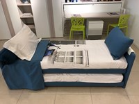 letto Flou Duetto con secondo letto