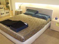 Letto Flou Merkurio Matrimoniale Moderno Imbottiti