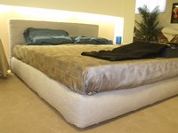Letto Flou Merkurio Matrimoniale Moderno Imbottiti