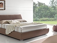 letto contenitore matrimoniale imbottito, Milano