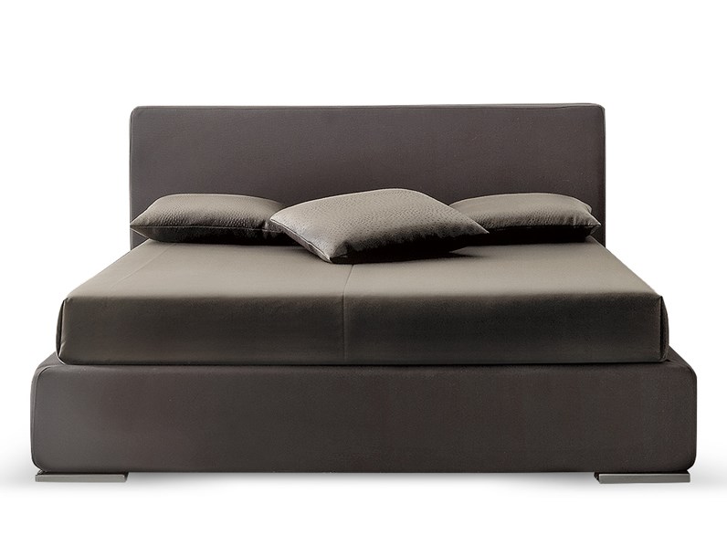 Letto imbottito con contenitore Avorio Nefi a prezzo ribassato Letto imbottito con contenitore Avorio Nefi a prezzo ribassato