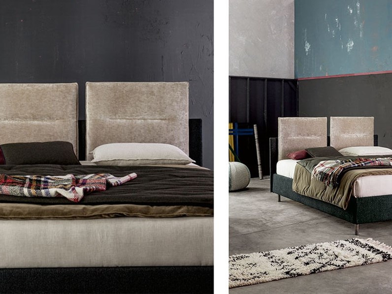 Letto imbottito con contenitore Frick Twils a prezzo scontato Letto imbottito con contenitore Frick Twils a prezzo scontato