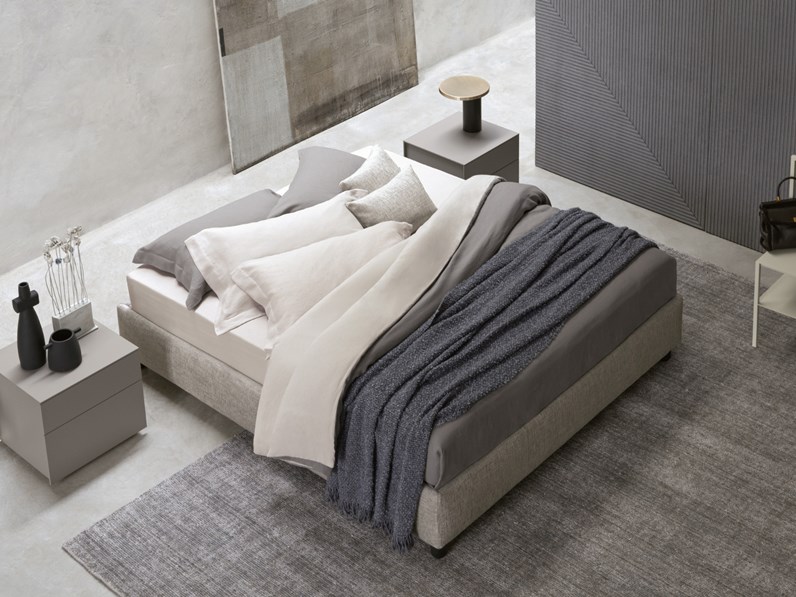 letto sommier con contenitore flou prezzo