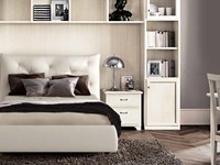 letto imbottito in tessuto per cameretta