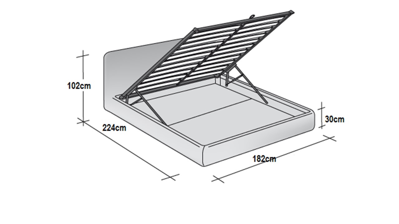 Misure Letto Matrimoniale Con Contenitore - Casa