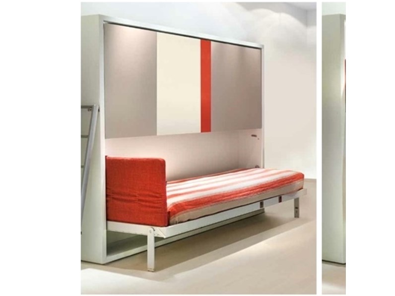 Letto moderno a scomparsa in legno KALI DUO 1943 di Clei Letto moderno a scomparsa in legno KALI DUO 1943 di Clei